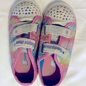 Skechers twinkle toes Glitter Rainbow